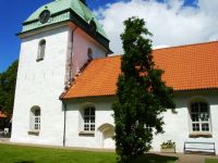 037 St. Laurentii Kirche mit Turm von 1787 in Falkenberg